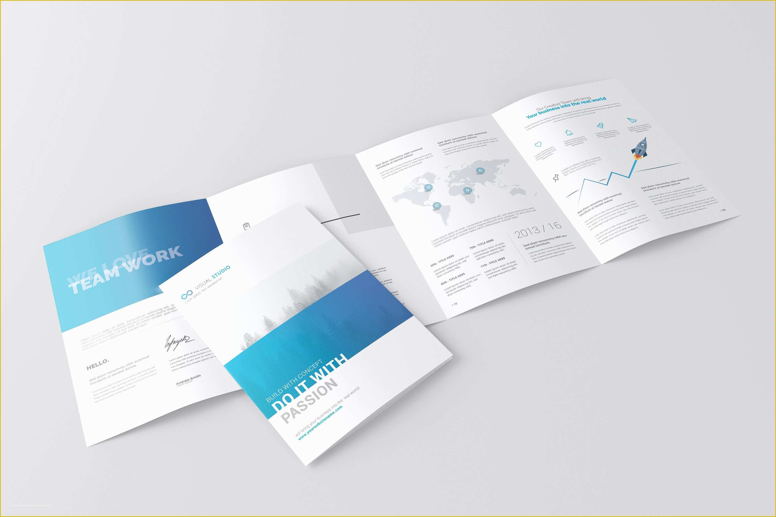 A4 Size Brochure Templates Psd Free Download Of A4 4 Fold Brochure Mockup Print Mockups Creative Market