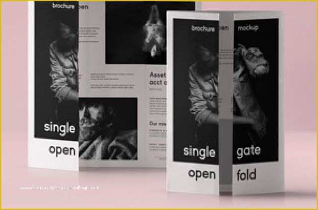 A4 Size Brochure Templates Psd Free Download Of This is A Single Gate Fold Psd Brochure Mockup Template
