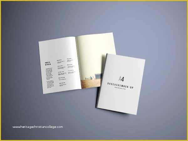A5 Size Brochure Templates Psd Free Download Of Free A4 Brochure Mockup Psd