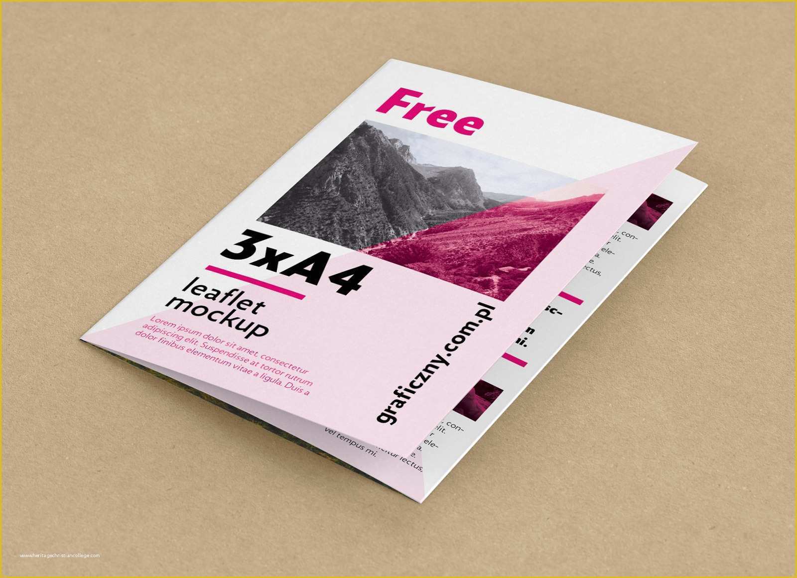 A5 Size Brochure Templates Psd Free Download Of Free Tri Fold A4 Brochure Mockup Psd Good Mockups