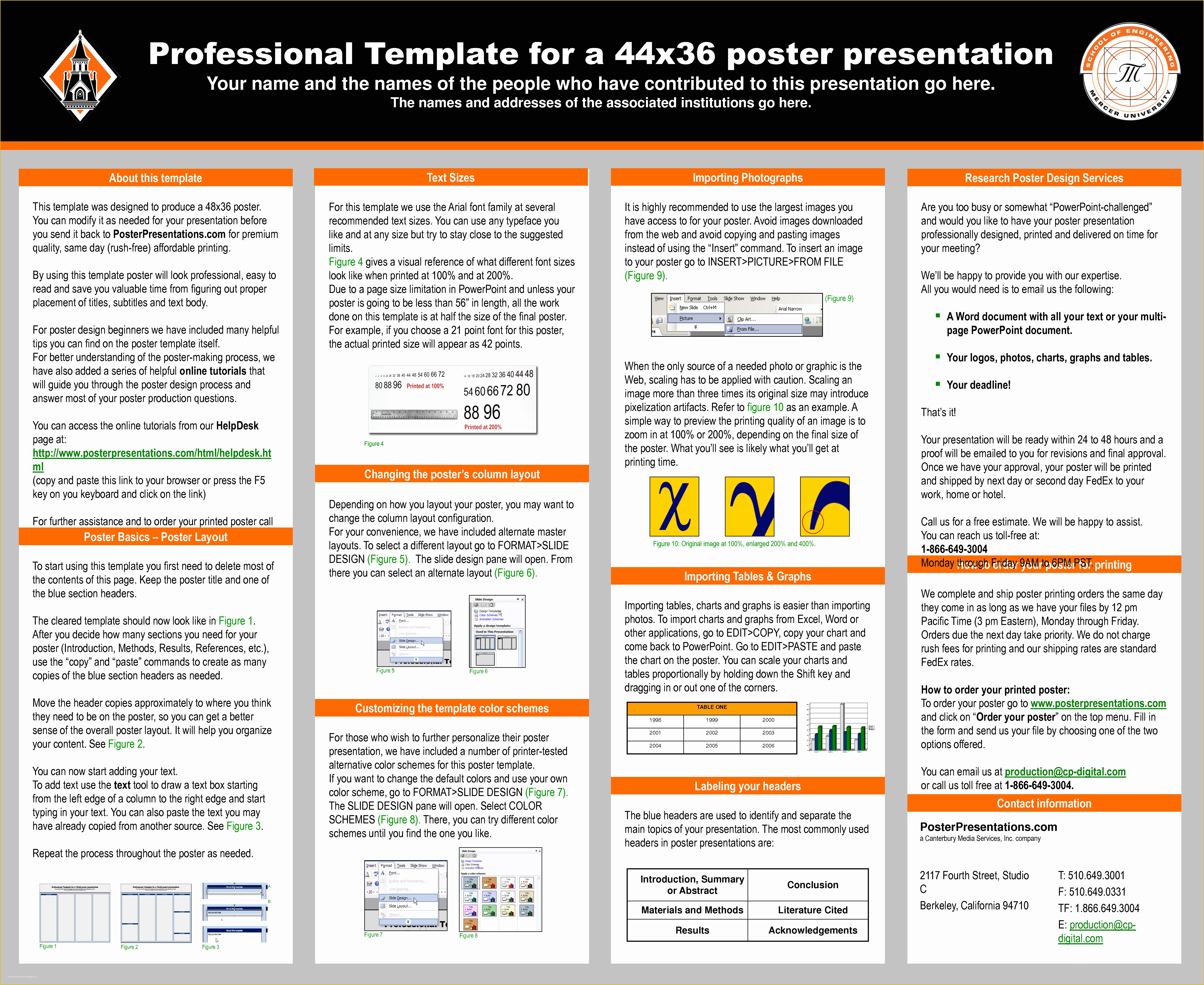 Academic Poster Template Free Of Academic Poster Design Template Templates Data