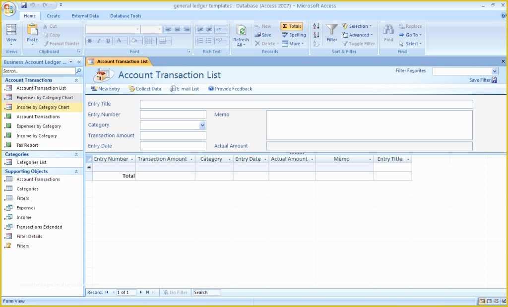 Access 2007 Database Templates Free Download Of Access Database Templates