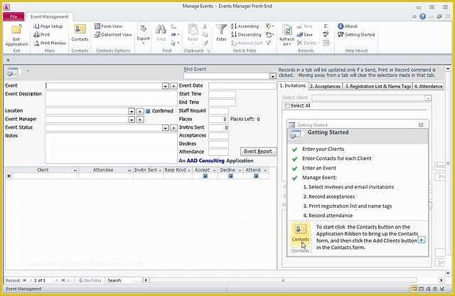 Access 2007 Database Templates Free Download Of Access Database Templates