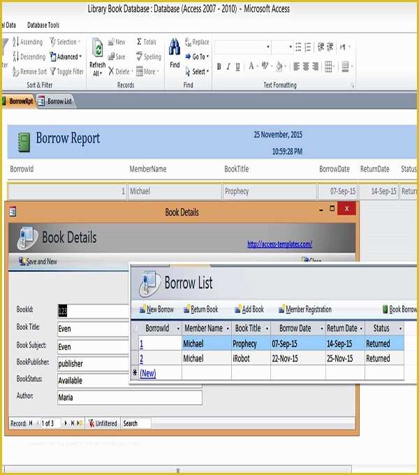 Access 2007 Database Templates Free Download Of Bud Template Access