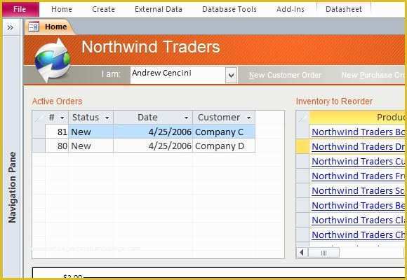 Access 2007 Database Templates Free Download Of Desktop northwind Sample Access Database Template