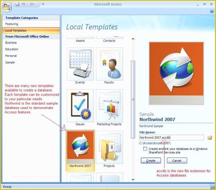 Access 2007 Database Templates Free Download Of Download How to Create A Template In Microsoft Access 2007