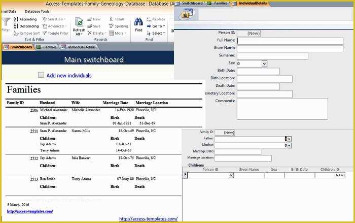 Access 2007 Database Templates Free Download Of Microsoft Access 2007 Templates In Access Database