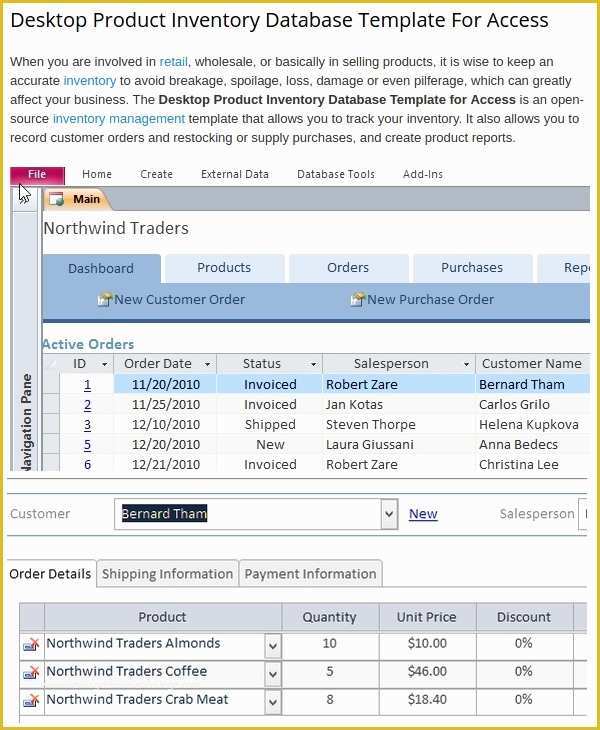 Access Inventory Database Template Free Of 17 Inventory Template Free Sample Example format