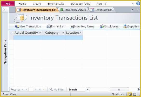 Access Inventory Database Template Free Of Access Inventory Template – 8 Free Access Documents