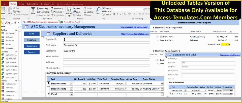 Access Inventory Database Template Free Of Access Templates Billing software for Retail Shop