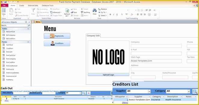 Access Inventory Database Template Free Of Access Templates Page 2 In Microsoft Access Templates and