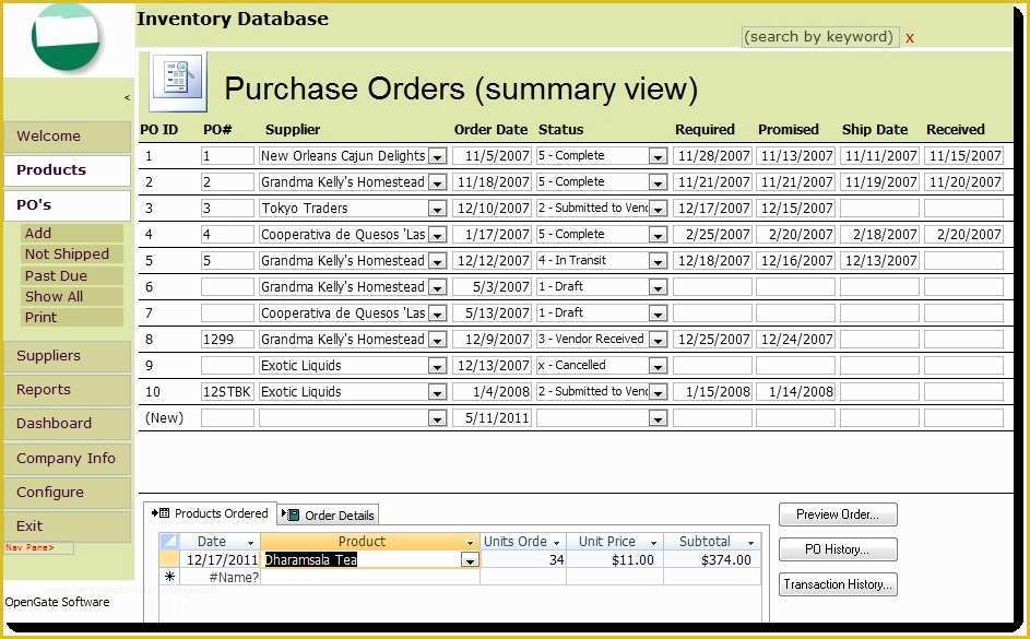 49 Access Inventory Database Template Free