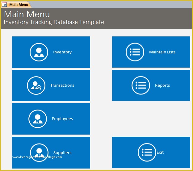 Access Inventory Database Template Free Of Inventory Database Template