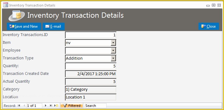 Access Inventory Database Template Free Of Inventory Database Template