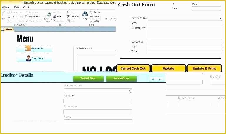 Access Payroll Database Template Free Download Of Access Payroll Template Payroll Record Template Access