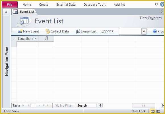 Access Templates Free Of event Management Template for Microsoft Access