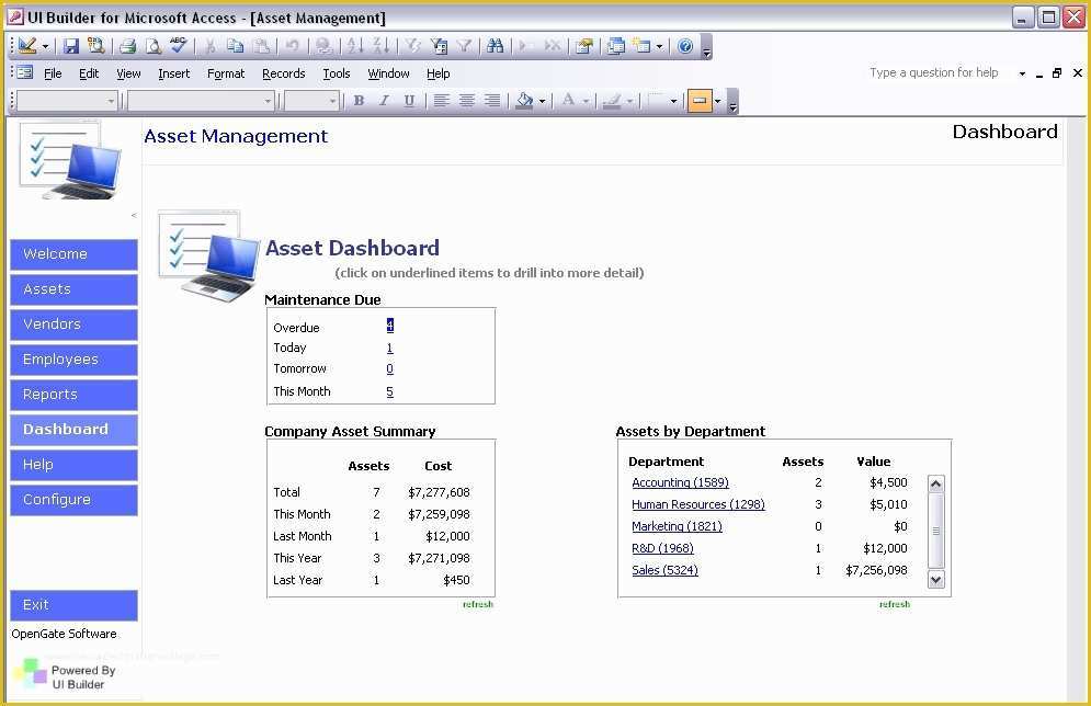 Access Templates Free Of Microsoft Access Templates Powerful Ms Access Templates