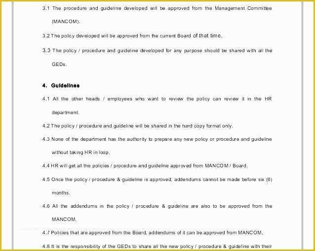 Accounting Manual Template Free Download Of Accounting Manual Template Free Download Sample Policy