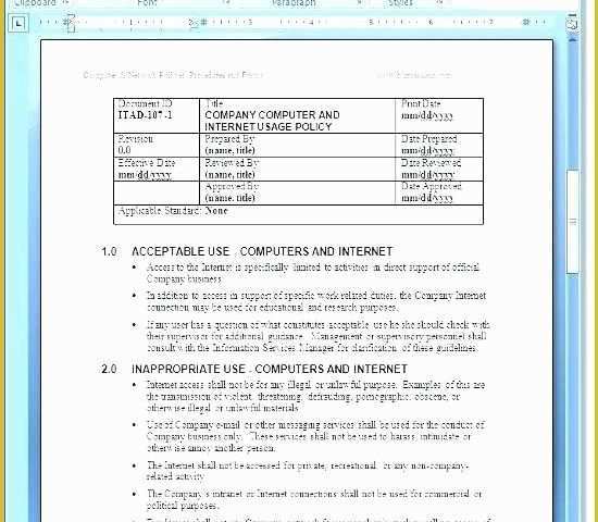 Accounting Policies and Procedures Template Free Of Pany Policy Templates top Result Free Policies Small