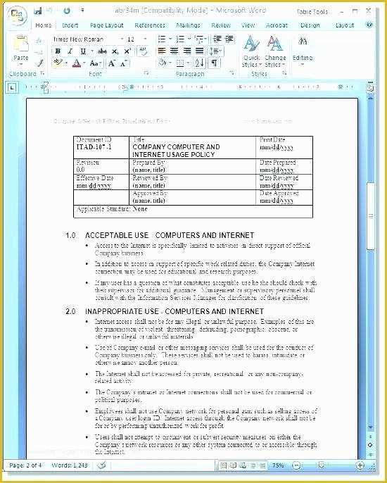 Accounting Policies and Procedures Template Free Of Pany Policy Templates top Result Free Policies Small