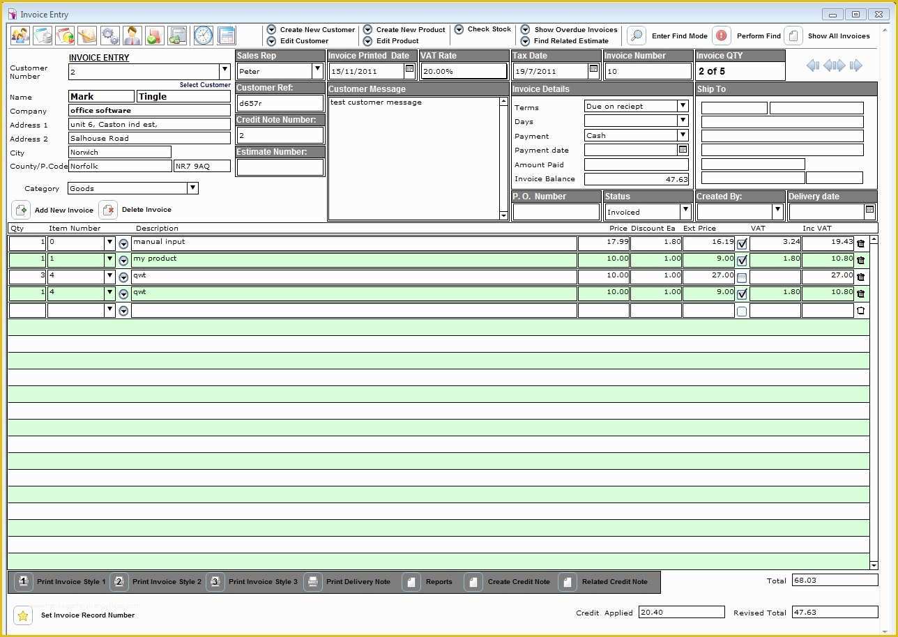 Accounting software Templates Free Of Invoicing and Accounting software for Small Business 10