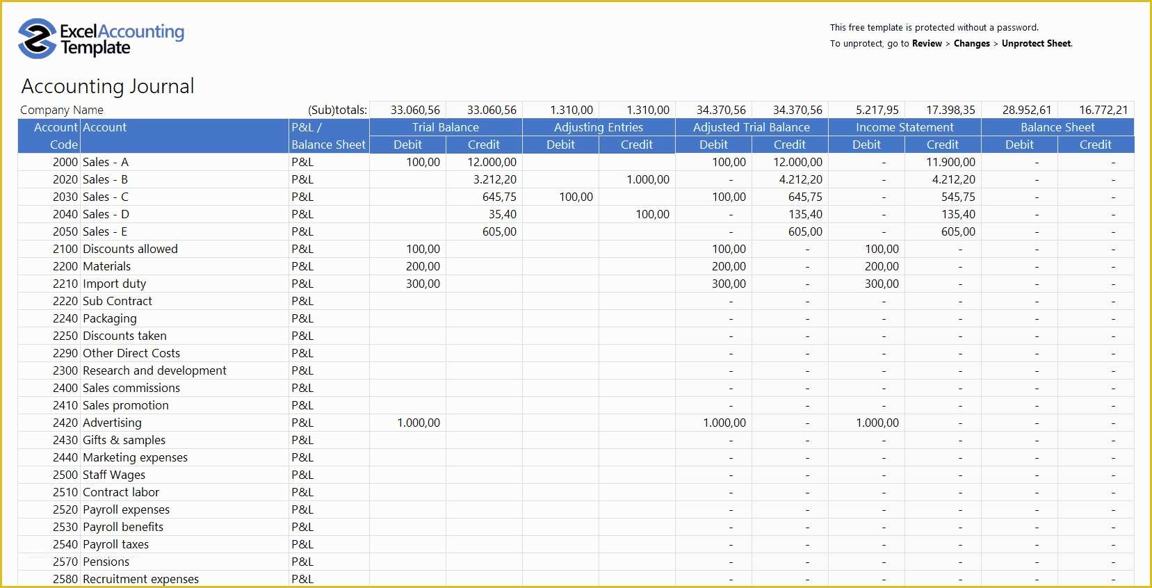 Accounting software Templates Free Of Microsoft Excel Accounting software Free Download