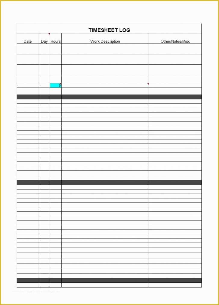 Activity Log Template Excel Free Download Of 20 Daily Work Log Template 2018