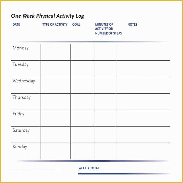 Activity Log Template Excel Free Download Of Activity Log Template – 12 Free Word Excel Pdf