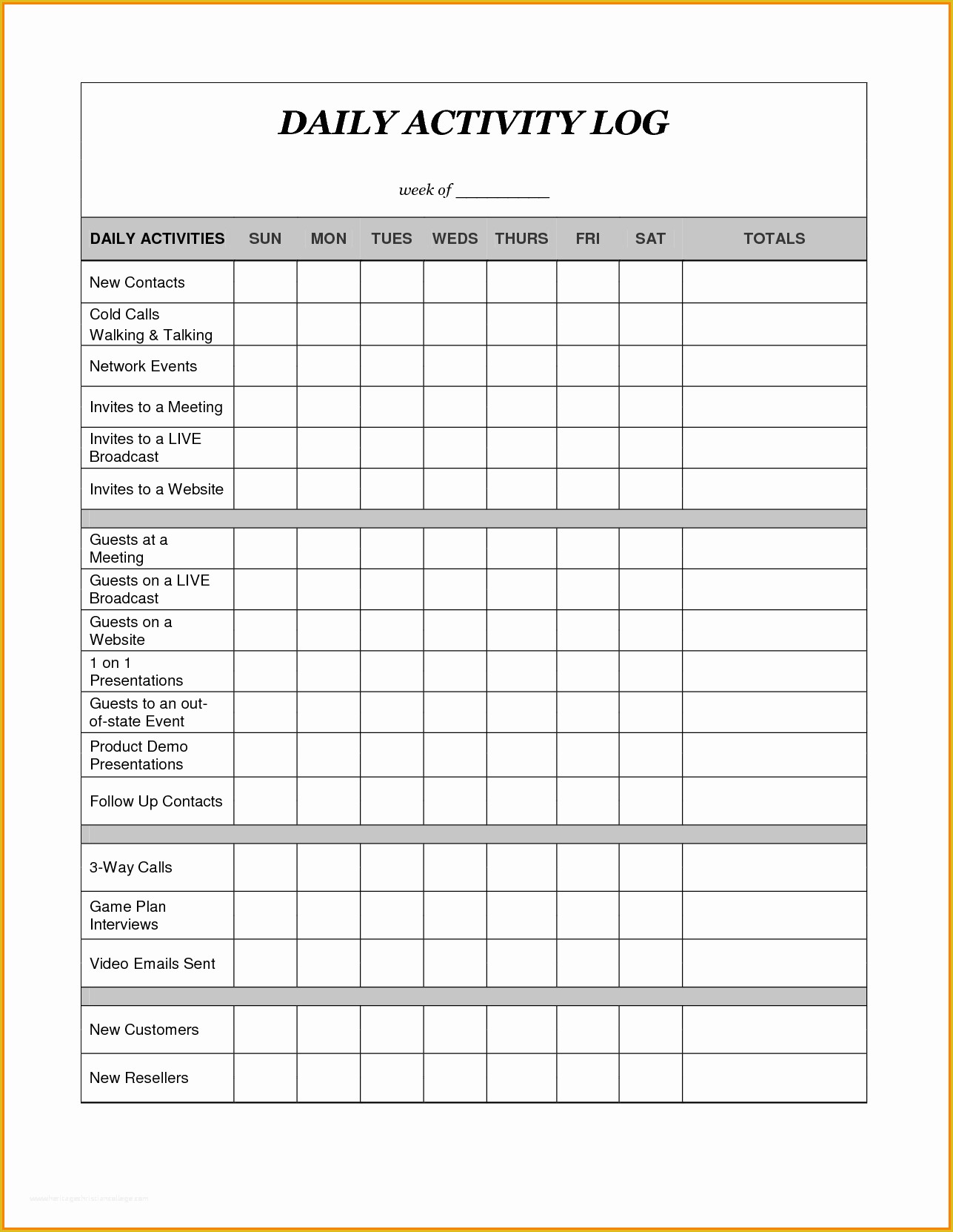 Activity Log Template Excel Free Download Of Activity Report Templates Daily Template Free Download
