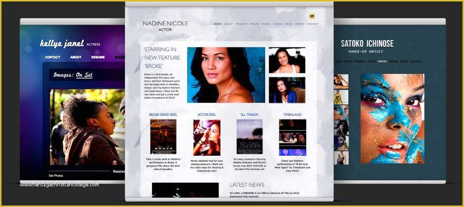 Actor Website Templates Free Of Free Actor Websites Maker Portfolios and Visual