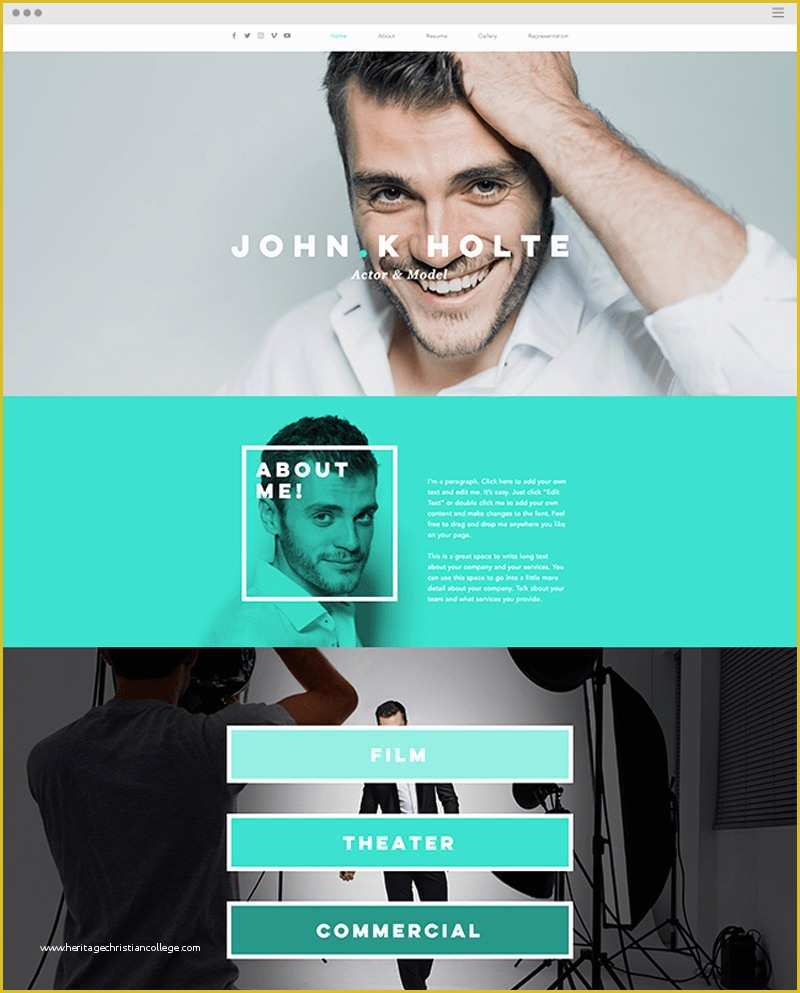 Actor Website Templates Free Of How to Find the Right Landing Page Template when Working