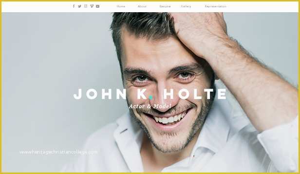 Actor Website Templates Free Of Resumes & Cvs Website Templates Portfolio & Cv