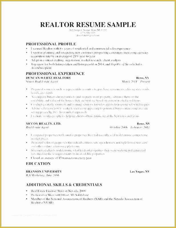 Actual Free Resume Templates Of Example Resume for Seaman Luxury Collection Real Estate