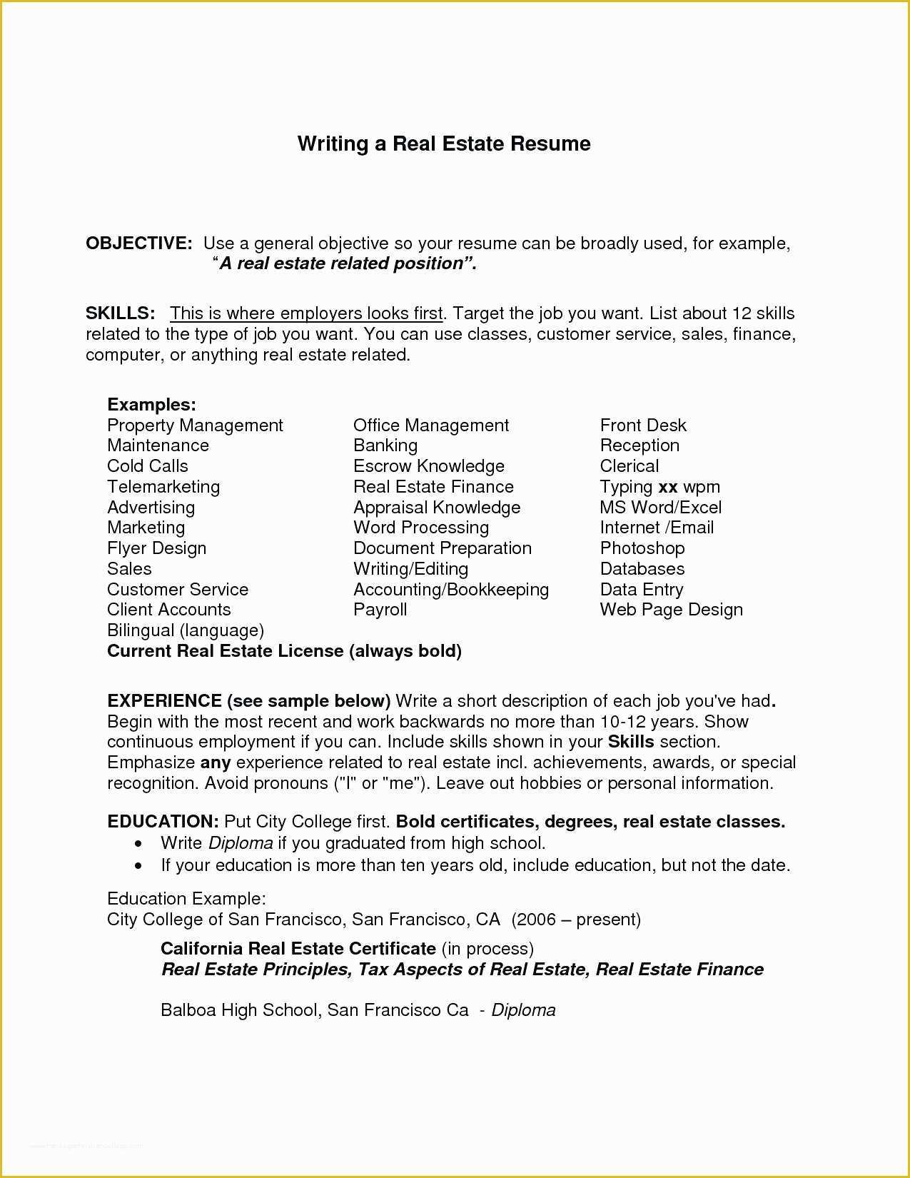 Actual Free Resume Templates Of Purchasing Agent Resume Template Inspirational Real Estate