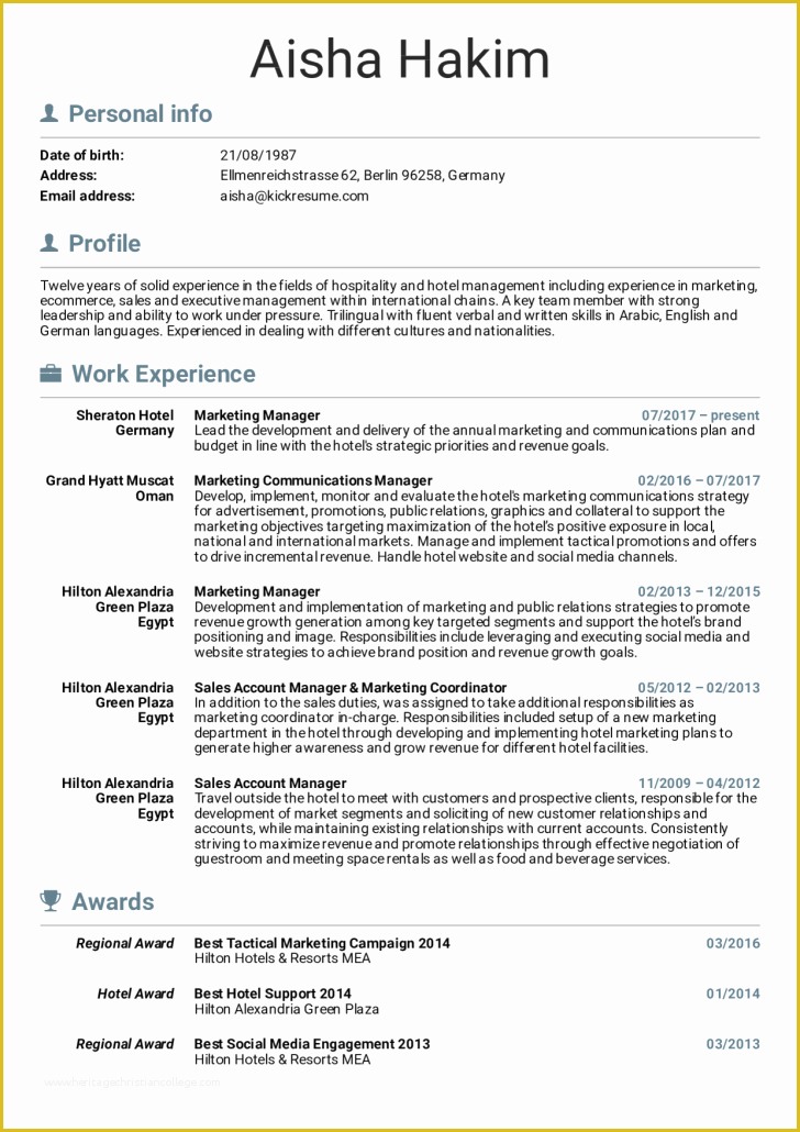 Actual Free Resume Templates Of Resume and Template Marketing Resume Templates Free