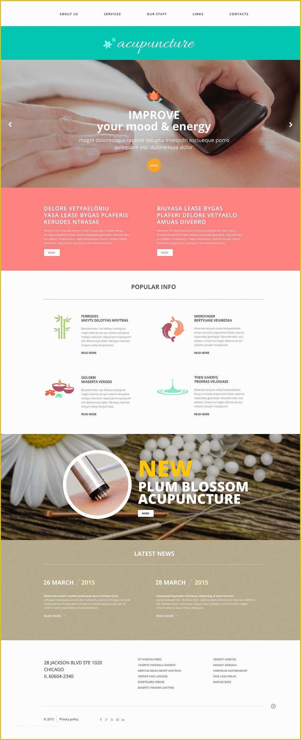 Acupuncture Website Template Free Of Acupuncture Clinic Website Template