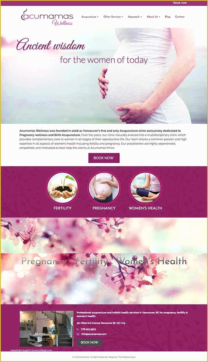 Acupuncture Website Template Free Of Acupuncture Website Design the Website Doula