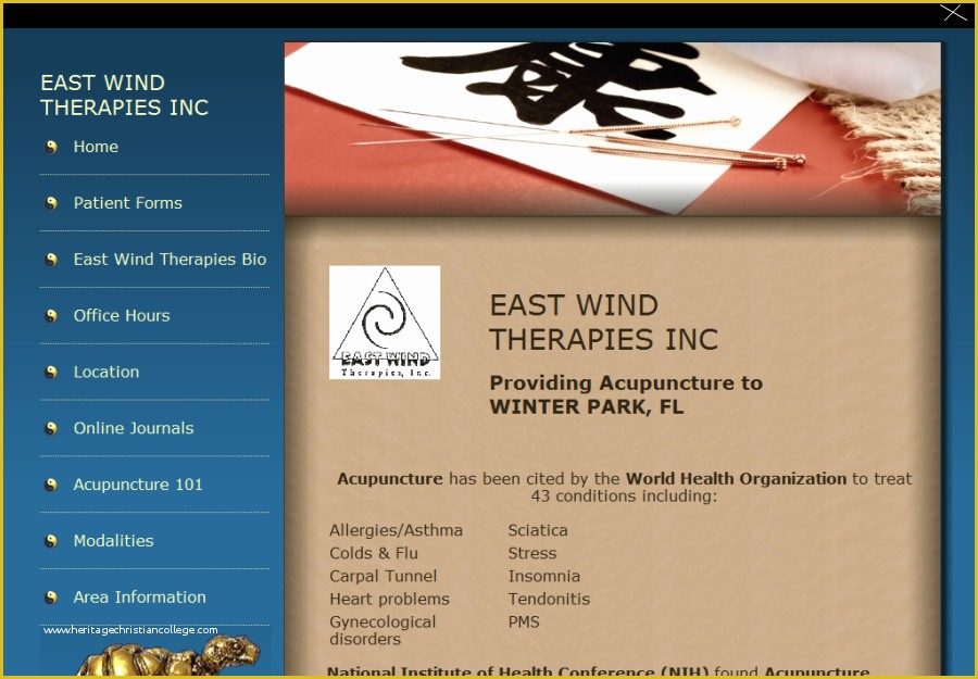 Acupuncture Website Template Free Of Acupuncture Website Templates