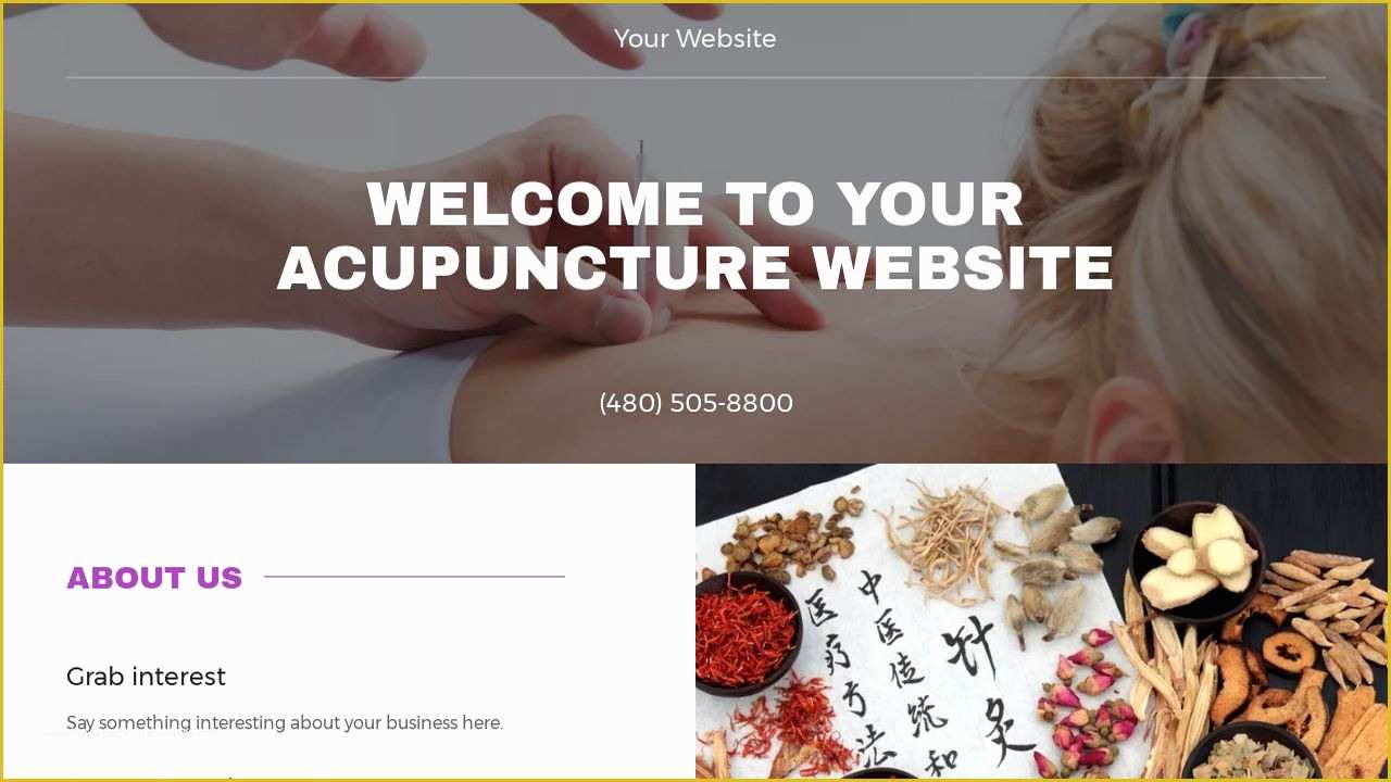 Acupuncture Website Template Free Of Acupuncture Website Templates