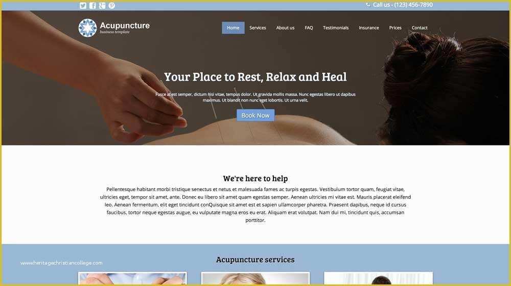 Acupuncture Website Template Free Of Acupuncture Wordpress theme Premium Website Template for