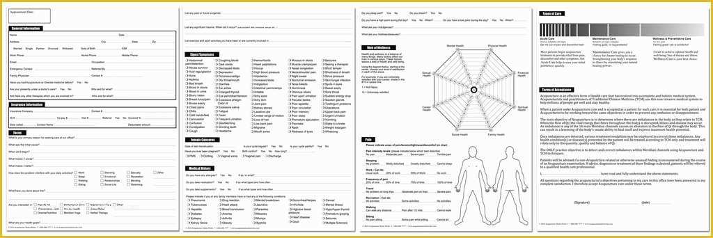 Acupuncture Website Template Free Of New Patient Health History form – Acupuncture Media Works