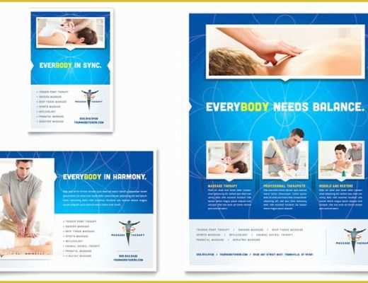 Ad Templates Free Of Reflexology &amp; Massage Flyer &amp; Ad Template Design