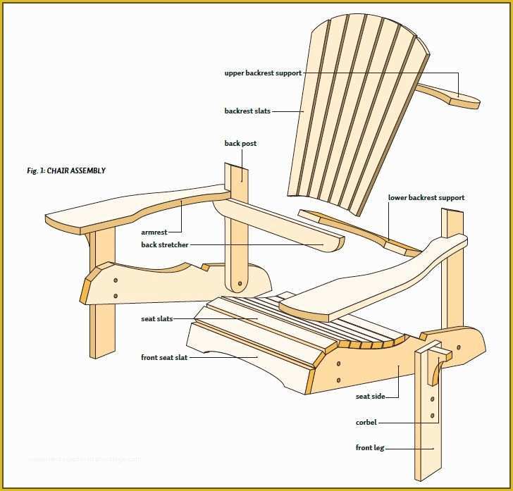 13 PDF Adirondack chair plans and templates Any Wood Plan