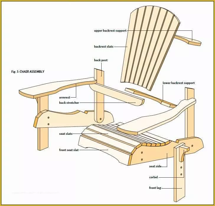 Adirondack Chair Plans And Templates