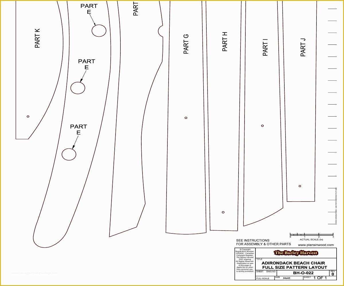 Templates For Adirondack Chairs