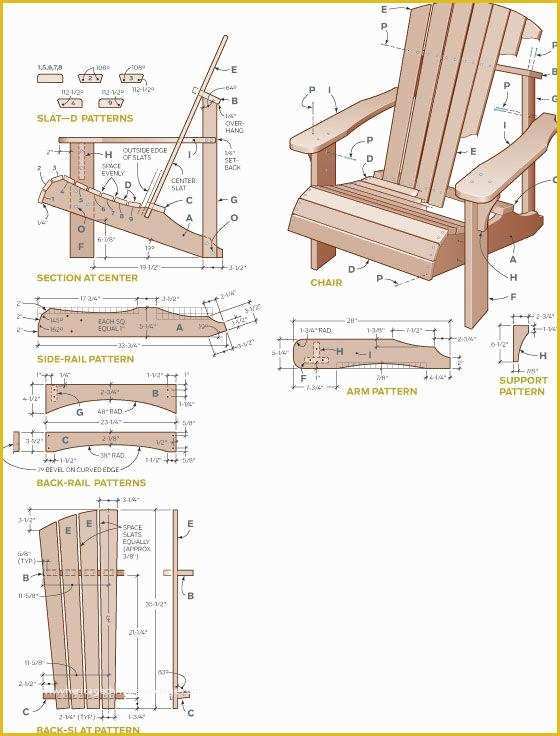 Adirondack Chair Template Free Of Grandpa Adirondack Chair Plans Full 