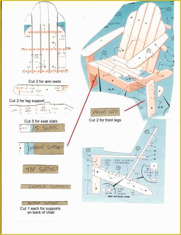Adirondack Chair Template Free Of Adirondack Chair Template Posted Cakecentral