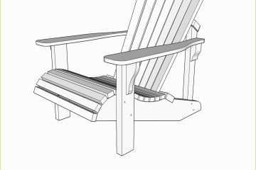 47 Adirondack Chair Template Free | Heritagechristiancollege