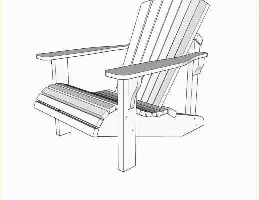 Adirondack Chair Template Free Of Adirondack Chair Wood Plans Pdf Files Blueprint