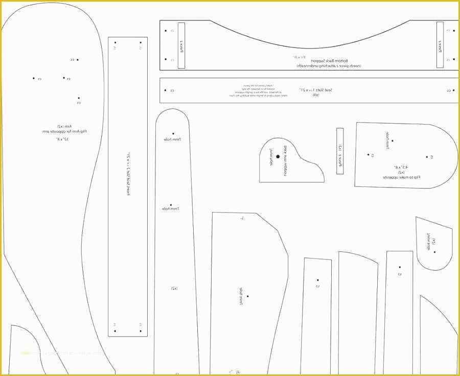 Adirondack Chair Template Free Of Grandpa Adirondack Chair Plans Full 